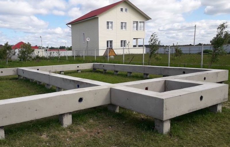 Строительство фундамента под дом