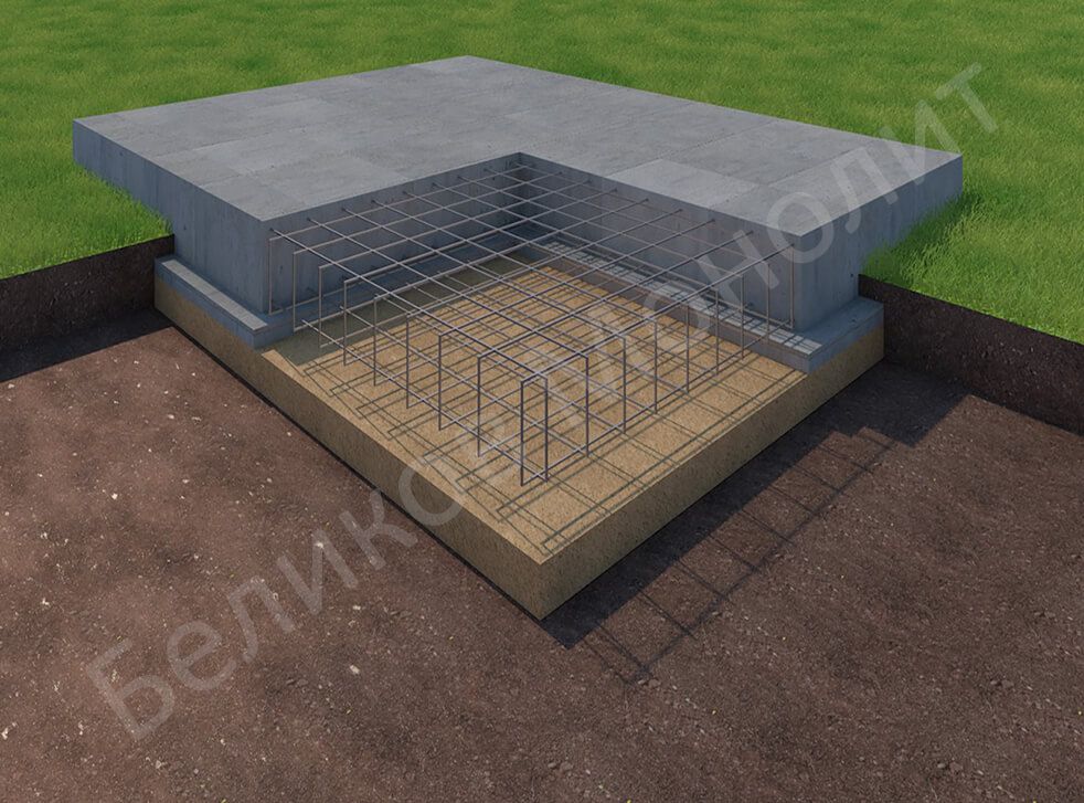 Плитный фундамент