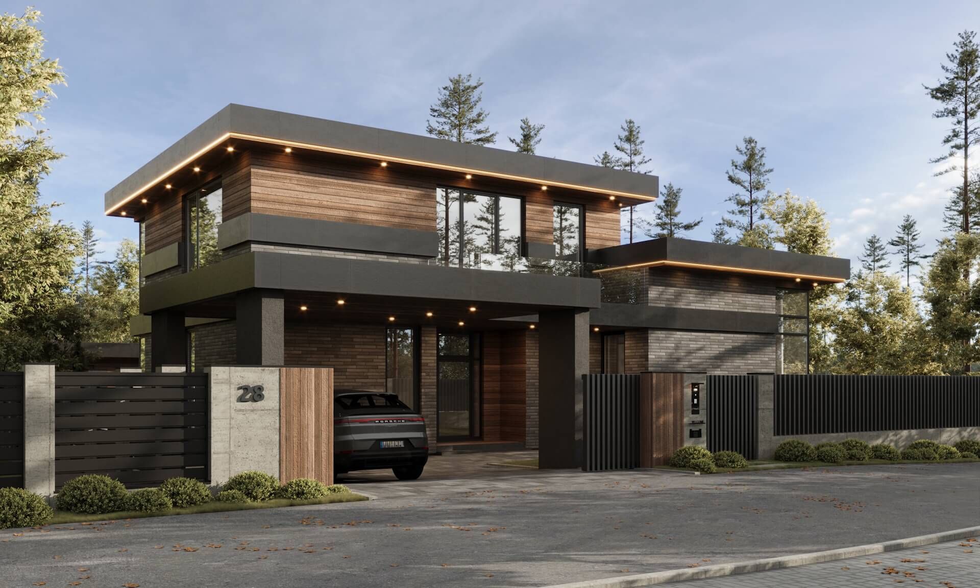 Проект дома по индивидуальному проекту