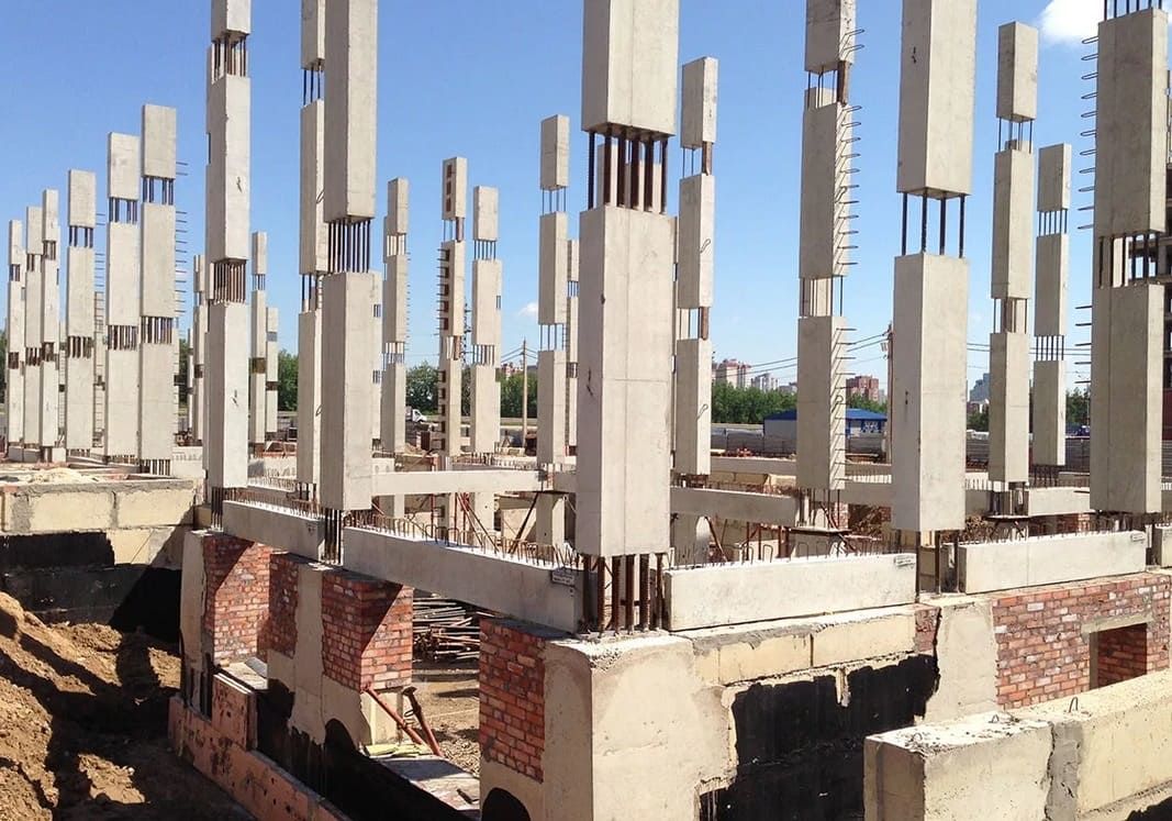 Монолитные колонны