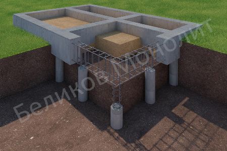 Свайно-ростверковый фундамент